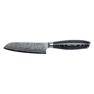 Coltello Santoku giapponese Mareld Akio 13 cm Nero