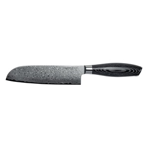 Coltello Santoku giapponese Mareld Akio 18 cm Nero