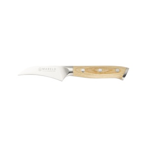 Coltello per erbe aromatiche europeo Mareld 7 cm in legno chiaro