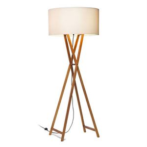 Marset Cala P 165 Floor Lamp Natural Oak