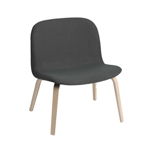 Muuto Visu Poltrona con Base in Legno Imbottita Fiord 991/Ok