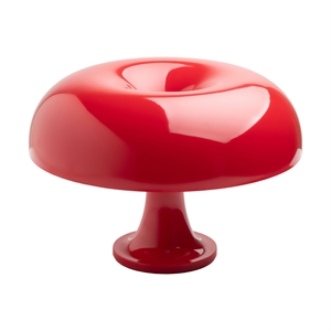 Artemide Nessino Lampada da Tavolo Rosso