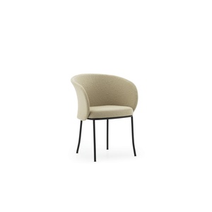 Sedia da Pranzo in Maglia Normann Copenhagen Nero/ Sabbia