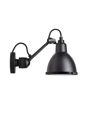 Lampe Gras N304 Applique Per Bagno Opaco Nero