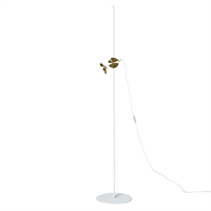 Pholc BLEND Floor Lamp White/Brass