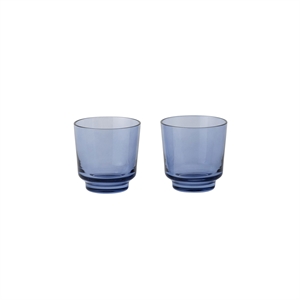 Muuto Raise Glass Indigo Set da 2 20 Cl 2