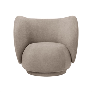 Ferm Living Rico Poltrona Bouclé Sabbia