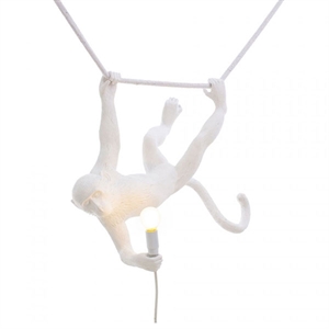 Seletti Monkey Swing Lampadario Bianco