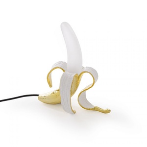 Seletti Studio Job Banana Lampada da Tavolo Louie Oro