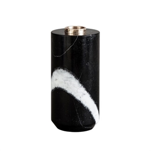 Portacandele Singolo Grande Nero Sons Of Marble Design By Us