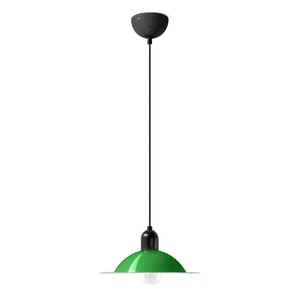 Stilnovo Lampiatta Lampadario Piccolo Bianco/ Verde