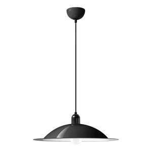 Stilnovo Lampiatta Lampadario Grande Bianco/ Nero