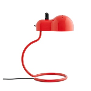 Lampada da Tavolo Stilnovo Minitopo Special Edition Bianco/ Rosso