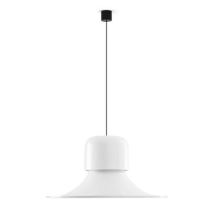 Stilnovo Campana Lampadario Glossy Grey/ Bianco