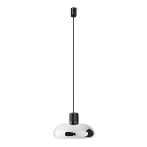 Lampadario Stilnovo Trepiù Nero/ Cromo