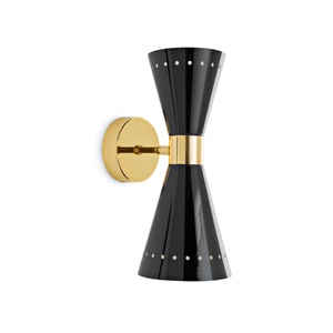 Stilnovo Megafono Applique 2 Oro/ Nero/Avorio