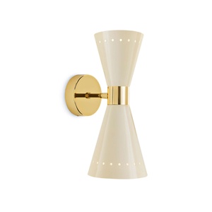 Stilnovo Megafono Applique 2 Oro/Avorio