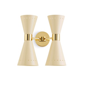 Stilnovo Megafono Applique 4 Oro/Avorio