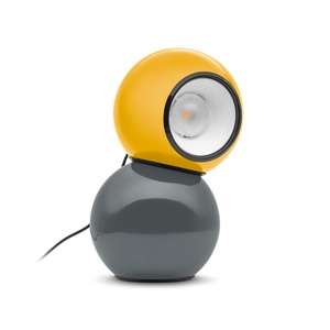 Lampada da Tavolo Stilnovo Gravitino Grigio/ Giallo
