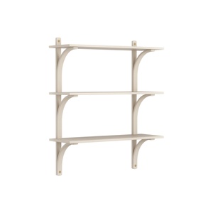 Swedese Levi 90 Shelf Medium Ottone/ Frassino Pigmentato Bianco