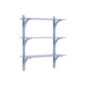 Swedese Levi 90 Shelf Medium Alluminio/ Blu/ Frassino