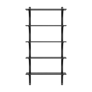 Swedese Levi 90 Shelf Grande Alluminio/ Nero Nero