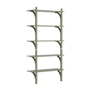 Swedese Levi 90 Shelf Grande Alluminio/Verde Muschio/Frassino