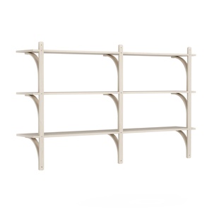 Swedese Levi 180 Shelf Medium Ottone/ Frassino Pigmentato Bianco