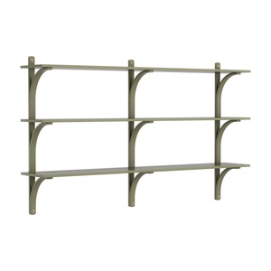 Swedese Levi 180 Shelf Medium Ottone/ Verde muschio/Frassino