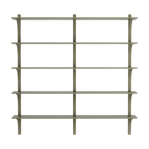 Swedese Levi 180 Mensola Grande Ottone/ Verde Muschio/Frassino