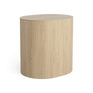 Tavolino Laterale in Legno Swedese H49 in Rovere