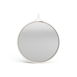 Specchio Swedese Comma Ø40 Bianco Morbido