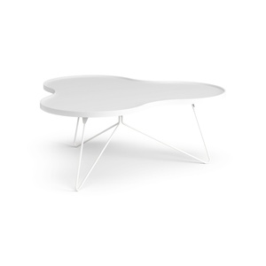 Tavolino da Caffè Swedese Flower Mono 114x107 Bianco