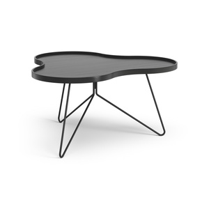 Tavolino da Caffè Swedese Flower Mono 90x84 Nero