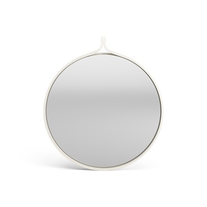 Specchio Swedese Comma Ø52 Bianco Morbido