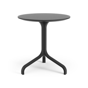 Tavolino Laterale Swedese Lamino H49 in Faggio Laccato Nero