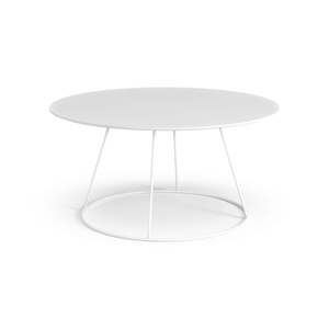 Tavolino da Caffè Swedese Breeze Ø80 Bianco