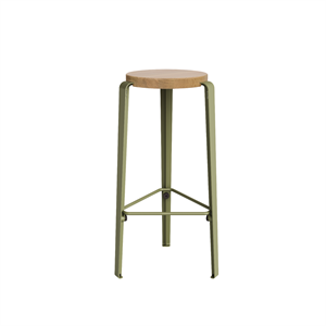 Sgabello TipToe BIG LOU Rovere/Verde Cachi