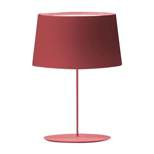 Vibia Warm Lampada Da Tavolo Rosso Opaco Tessuto/Alluminio