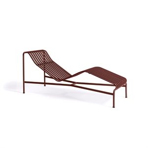 HAY Palisade Chaise Lounge Ferro Rosso