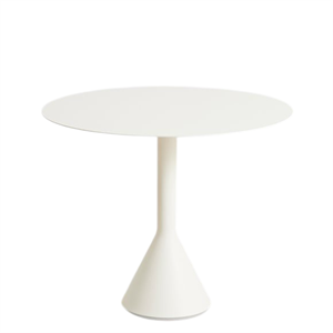 HAY Tavolo Palissade Cone Ø90xH74 Bianco Crema