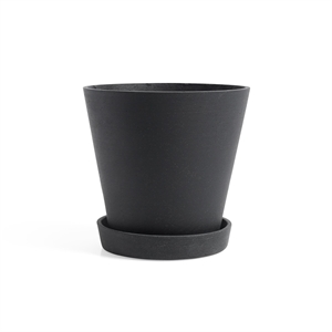 Vaso Flowerpot HAY con Sottovaso XL Nero