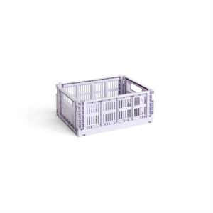 HAY Colour Crate Storage Box Medium Lavanda