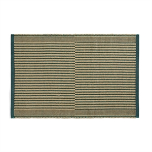 HAY Tapis Mat 60x95 Nero/ Verde