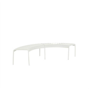 Panchina da Parco HAY Palissade Crema Bianco