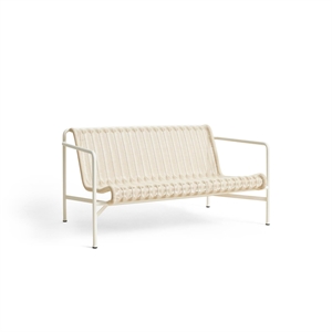 HAY Palissade Cord Lounge Bianco Crema