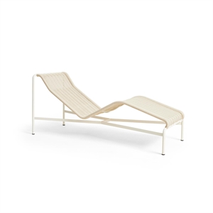 HAY Palissade Cord Chaise Logue Crema Bianco