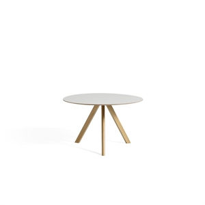 Tavolo da Pranzo HAY CPH20 Ø120 Rovere/ Bianco Sporco