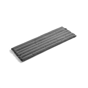 Cuscino trapuntato HAY Traverse per panca da pranzo Pepe nero