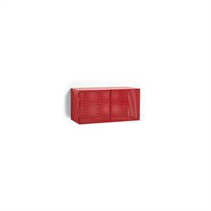 HAY Mobiletto da Parete Perforato Piccolo Rosso Vino